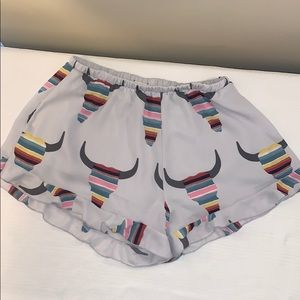 Altered State ladies shorts with cows
